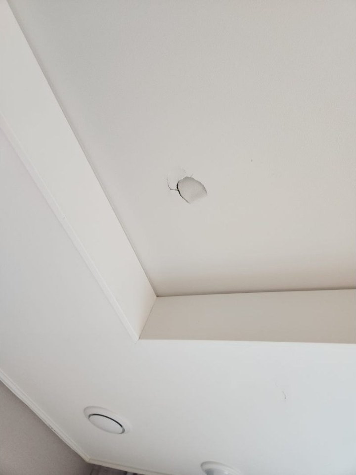 송파구 천장 석고보드 보수 시공 전